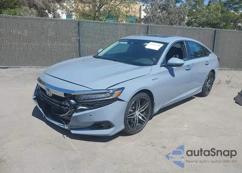 2022 Honda Accord Hybrid Touring из США, поврежденный, VIN 1HGCV3F95NA029566
